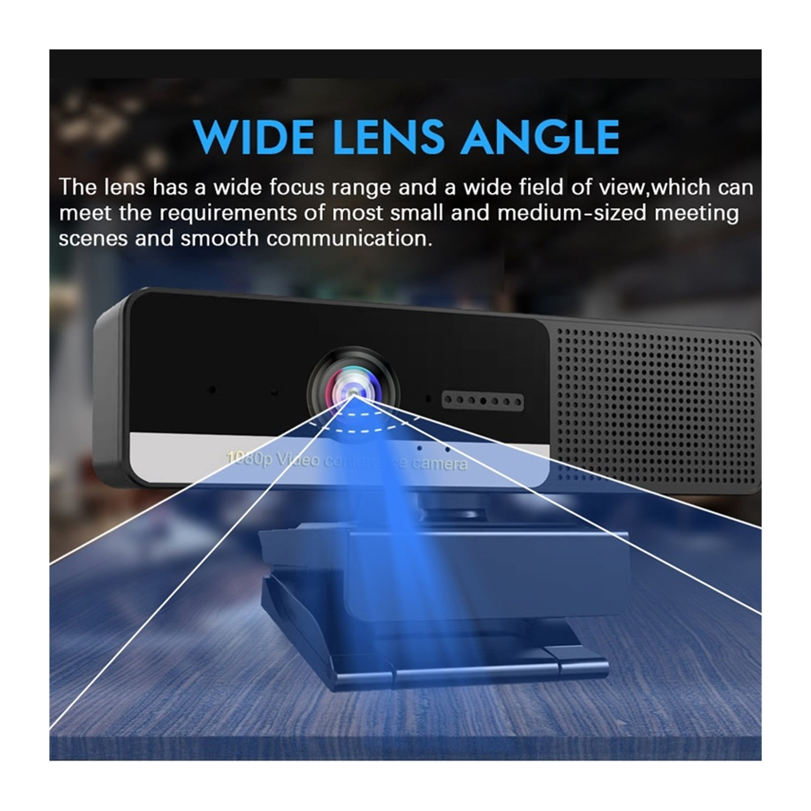 Webcam 1080P Full HD Web Camera With Speaker Microphone USB Web Cam For PC Computer Live Broadcast Laptop Mini Camera ,Full Clarity