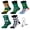 Multicolor, variant on 5 Pairs Men's Cotton Soccer Crew Socks, Silly Socks Crazy Socks for Men, Novelty Athletic Color Block Socks with Gifts for Soccer Fans, Match Day, Training & Casual Wear, 7-10