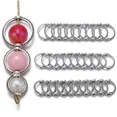 thumbnail image 3 of Marco redondo antiguo para fabricación de joyas, 10/100 piezas, cuentas envueltas, anillos de conexión, Espaciadores, tapa de cuentas de agujero pasan, 3 of 5