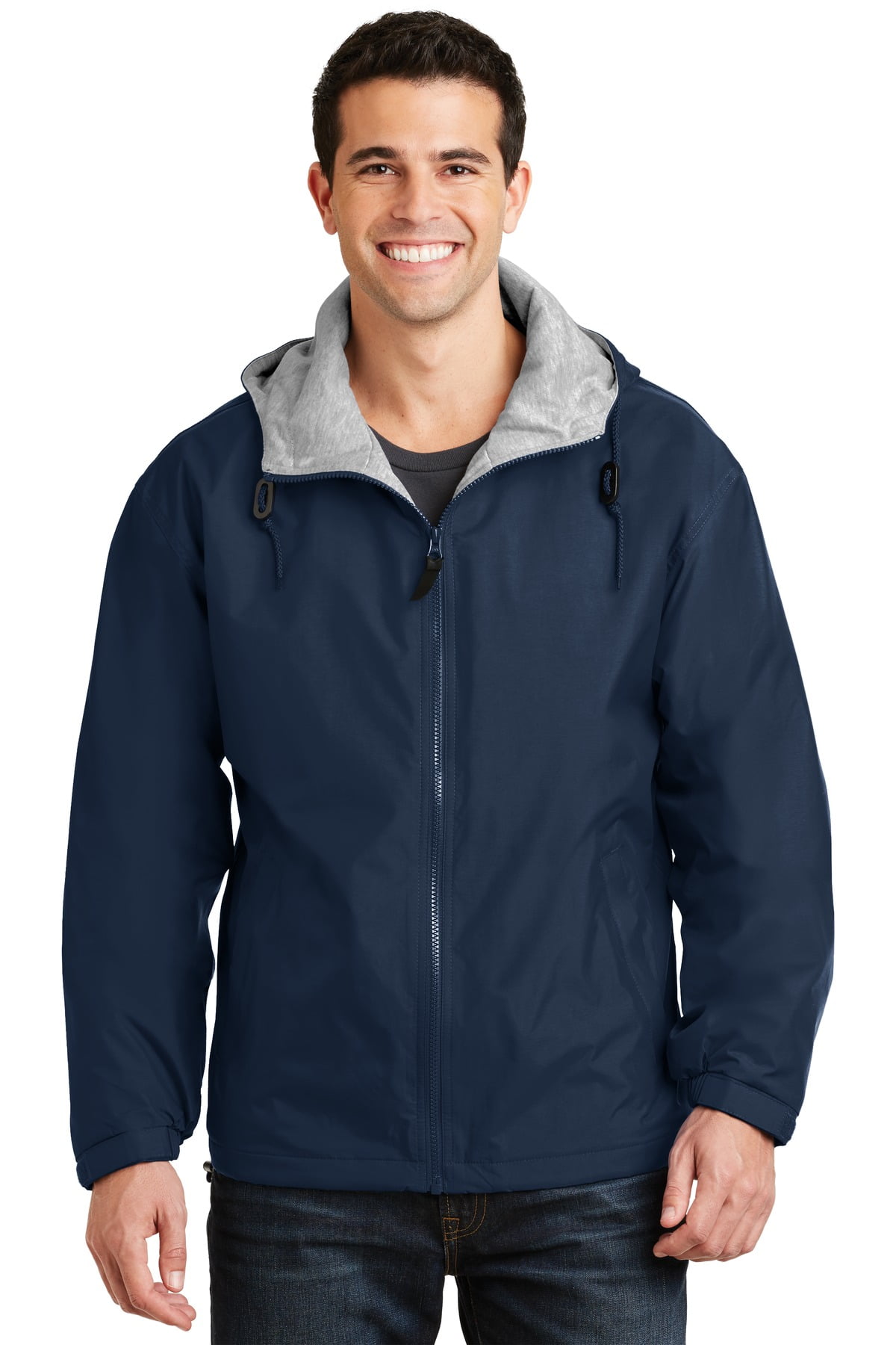Port Authority JP56 Team Jacket - Bright Navy/Light Oxford - 4XL
