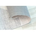 thumbnail image 4 of Rug Branch Minimalist Abstract Geometric Beige Brown Indoor Soft Area Rug - 8x10, 4 of 8