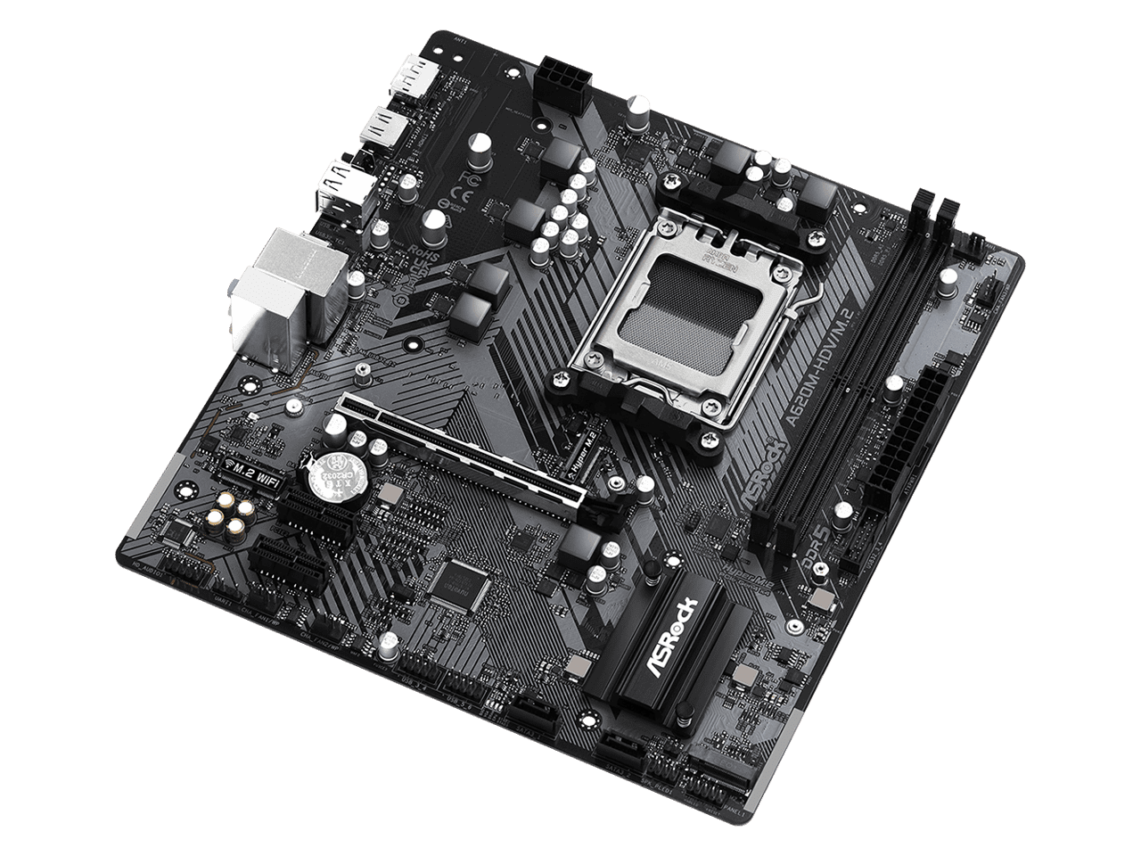 マザーボード ASRock A620M-HDV/M.2+ AMD Ryzen 5 7500F ASRock A620M-HDV/M.2 AM5 Micro ATX Motherboard, supports up to 65W