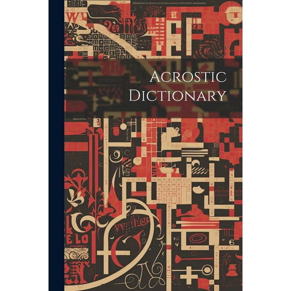 Acrostic Dictionary (Paperback)