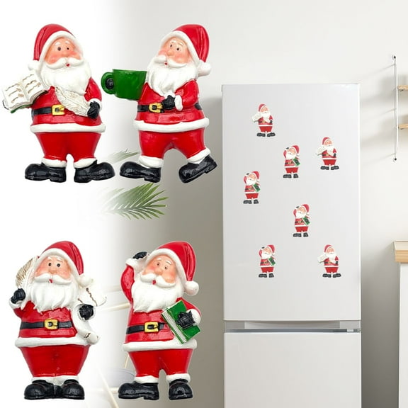 3D Fridge Magnet Santa Christmas Decorative Magnet Perfect for Kitchen Whiteboard or Gift Idea and Christmas Decoration/ Santa Claus Fridge Magnet