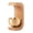 [Copper Bell] Light Brown, variant on Shopkeepers Bell for Door Opening Magnetic Wood Doorbell, Magnetic Door Chime Welcome Bell Brass and Wood Doorbell with Crisp Sound for Home Coffee Shop Office Decor