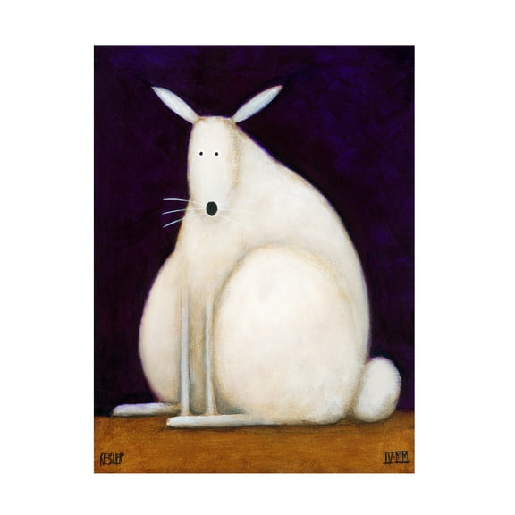 Trademark Fine Art Daniel Patrick Kessler Bunny Canvas Wall Art - 18x24