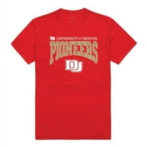 W Republic 527-693-RED-04 University of Denver Pioneers Athletic T-Shirt, Red - Extra Large