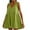 Green, variant on Giftesty Summer Dresses for Women Womens Summer Sleeveless Mini Dress Casual Loose Solid V-Neck Pullover Sundress Flowy Beach Dress with Pocket Pleated Dresses