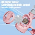 thumbnail image 6 of Rechargeable Handheld Misting Fan, Personal Cooling Spray Fan with 4 Speeds for Outdoor, Travel, Office, Desktop, 6 of 9