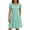 #0521-Mint Green, variant on Shihyeh Summer Dresses for Women 2026 Sundress Short Petal Sleeve Dress with Pockets for Casual