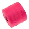 beadsmith super-lon (s-lon) cord - size #18 twisted nylon - neon pink (77 yard spool)