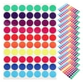 thumbnail image 1 of 50pcs Dot Stickers Labels Round Colored Dot Stickers Colorful Coding Label Circle Sticker Labels Sheet For Toddler Office Classroom, 1 of 9