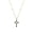 H, variant on Birthstone Necklace Women, Cross Necklace for Women, Cubic Zirconia Cross Pendant Necklace, Dainty Jewelry Gifts, Black