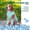 thumbnail image 5 of Kuoser Dog Cooling Shirt Breathable Soft Dog Cooling Vest for Summer, Blue, XS, 5 of 8