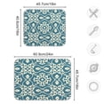 thumbnail image 5 of Iauyy Dish Drying Mat for Kitchen Counter, Super Absorbent & Hanging 16x18 / 18x24 Inch (S/M) Arabesque Scrollwork, 5 of 8