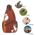 thumbnail image 6 of ZICANCN Crossbody Sling Bags for Women Men,Red Night Forest Casual Shoulder Backpacks for Hiking Daypacks, 6 of 9