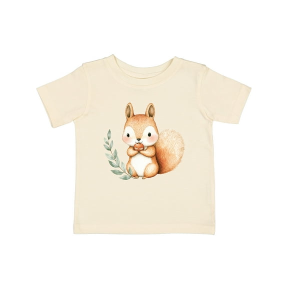 Inktastic Brown Squirrel Boys or Girls Baby T-Shirt