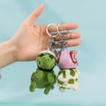thumbnail image 5 of YongCo Helmet Sea Turtle Keychain Cute Animal Plush Keys Chain Attractive Phone Schoolbag Charm Car Pendant for Children Gift, 5 of 19
