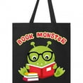 thumbnail image 4 of Inktastic Book Monster Boy Tote Bag, 4 of 4