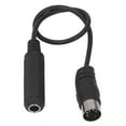 thumbnail image 2 of Adaptador de cable Midi de 6.35 mm de hechrema A 5 pinos, Cable de Micrófono de PlásTiCo Cable Protective de Goma de Goma aplicabilidad para mp3 para reproductoros de dvd, 2 of 7
