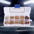 thumbnail image 1 of ANGGREK 140Pcs M3 Standoffs en Laiton Vis Rondelles Écrou Assortiment Hexagonal Ensemble Accessoires de Quincaillerie, Écrou Vis Rondelles, Écrou Vis en Laiton, 1 of 8