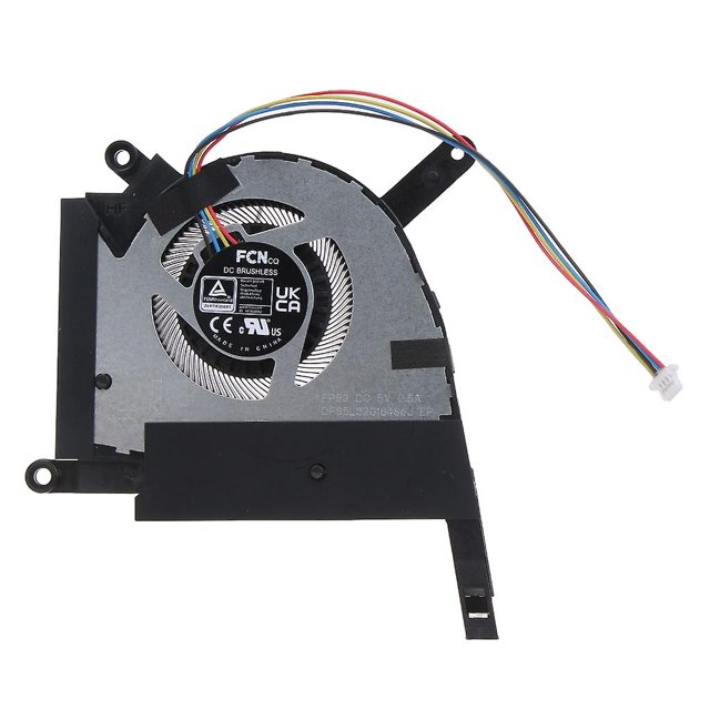 GPU Ventilador de refrigeración para ordenador portátil, conector de alimentación de 4 cables, ventilador de refrigeración para ordenador para Asus-fx507