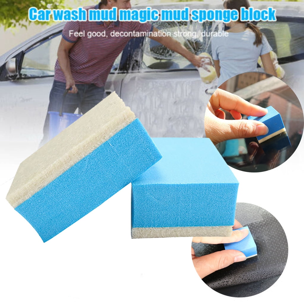 Car Magic Clay Bar Pad Sponge Block Cleaner Cleaning Eraser Wax Polish Pad Tool
