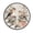 Beautiful Birds Sitting on Branches, variant on 36.2 Inch Round Floor Mat A Large Group Of Dogs Carpet Decor Rug for Living Room Bedroom