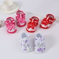 thumbnail image 6 of LNMQLPDBS Baby Girl Shoes Infant Mary Jane Flats Soft Soles Slip-Resistant Bowknot Princess Wedding Dress Shoes Toddler Crib Shoes, 6 of 7