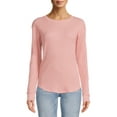 thumbnail image 2 of Time and Tru Women's Thermal Tops, 2-Pack, 2 of 5