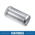 thumbnail image 6 of Unique Bargains 2pcs Car Adapter Joiner Pipe Universal 38mm 1.50" OD 76mm 2.99" Length Connector Tubing Adapter, 6 of 7