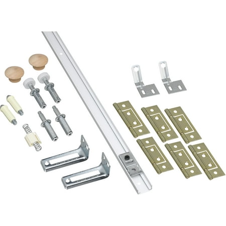National Hardware N343-723 48  White Folding Door Hardware Set