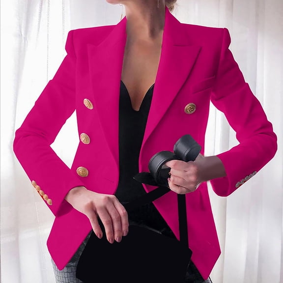 YUNAFFT Women's Tops, Jackets& Coat Clearance, Fashion Women Casual Pockets Long Sleeve Casual Solid Coat Cardigan Blouse