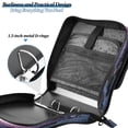 thumbnail image 5 of Water-Resistant 3-Ring Binder Organizer with Multiple Pockets Zipper Binder Bag for Office Solar Vortex, 5 of 8