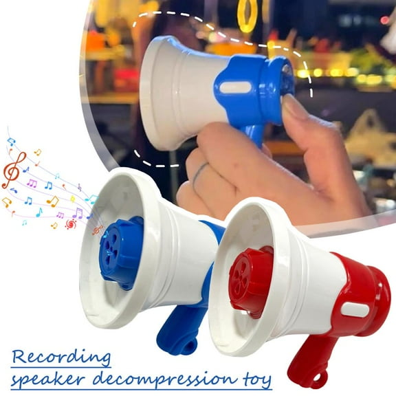 FurNest Recordable Mini Speaker Loudspeaker With Music Handheld Megaphone Change