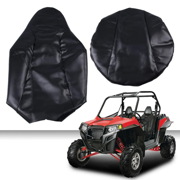 Washable Seat Covers New Replacement Seat Cover Kit For Polaris RZR 570, 800, 900 (2008 ) - Black Rzr Seat Covers - Foto 7