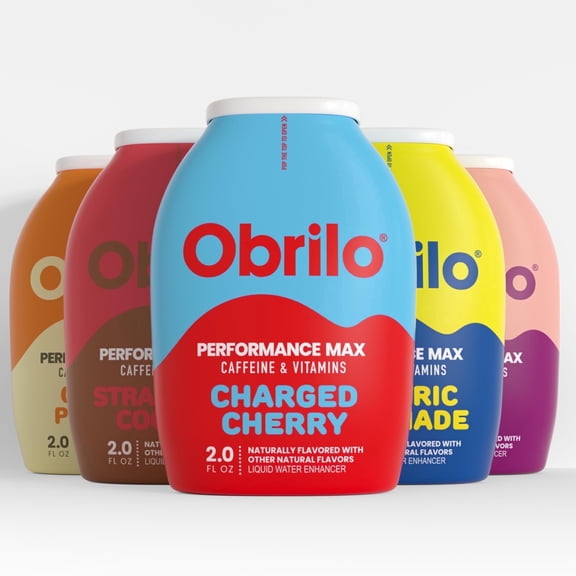 Performance Energy Dye Free Water Enhancer 2.0 Fl. Oz. x 5 Bottles (Variety 5 Pack)
