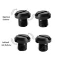 thumbnail image 4 of TFixol 4Pcs Moto Aluminio CNC M10 x 1.25 Espejos Agujero TFixol Tornillos para moto, 4 of 7