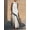 White, variant on Women's Black & White Linen 2-Piece Set Sleeveless Cowl Neck Overlay Top & High Waist Wide Leg Pants Modern Minimalist Breathable Outfit with Side Pockets