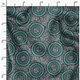 thumbnail image 2 of Soimoi Velvet Green Fabric By the Yard - 54 Inch Wide - African Tribal Material - Artistic and Modern Patterns for Various Uses Printed Fabric, 2 of 6
