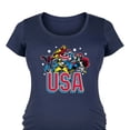 thumbnail image 3 of Marvel - USA - Maternity Scoop Neck Graphic T-Shirt, 3 of 5