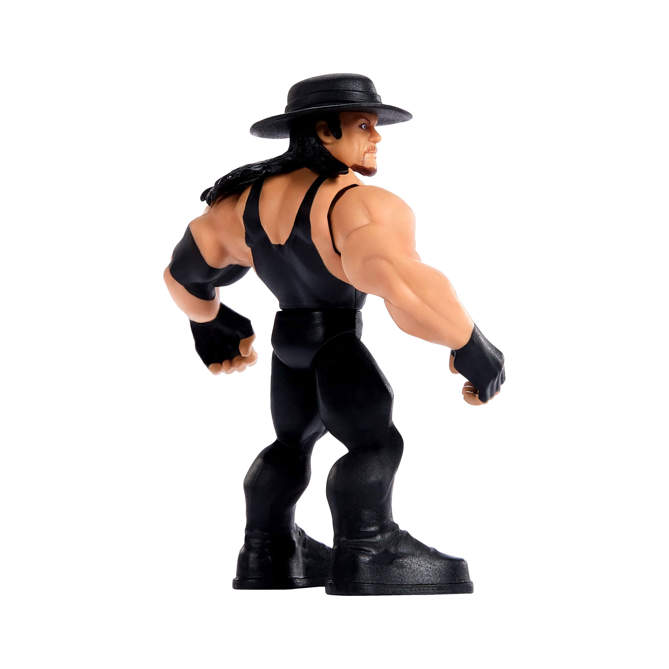 WWE Knuckle Crunchers Undertaker Action Figure & Accessories, Bone-Crunching Sounds, 3.25-inch