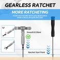 thumbnail image 6 of Kumdkd 66-in-1 Magnetic Screwdriver Set with Detachable T-Handle Ratchet, Industrial-Grade Alloy Steel Bit Set for Electronics Repair, DIY, Home & Car Maintenance, 6 of 8