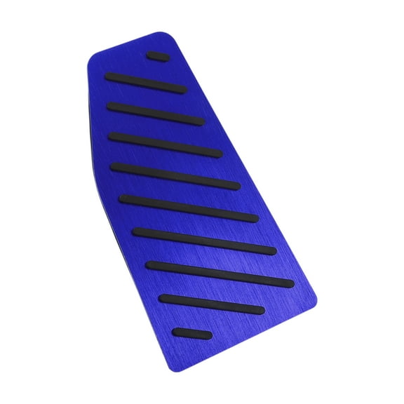 Unique Bargains 1 Pcs Automatic/Manual Footrest Pedals Cover Footrest Pedal Pads Foot Rest Dead Pedal Pad Cover for Toyota RAV4 2019-2024 Aluminum Alloy Blue