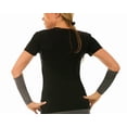 thumbnail image 4 of InstantFigure Activewear Compression Short Sleeve V-Neck Top AWT023, 4 of 5