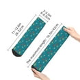 thumbnail image 2 of Salouo Funny Cat Blue Pattern Unisex Middle Tube Socks,Middle-Finger Knee High Socks Over The Calf Tube Stocking Crew Stockings for Women and Men Tube Socks, 2 of 8