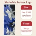 thumbnail image 6 of Hallway Runner Rug 2'x6' Washable Area Rugs Non Slip Laundry Rug Runner Floor Carpet Runners for Hallways Entryway Laundry Room Kitchen, 6 of 11