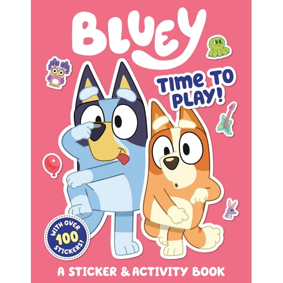 Bluey: Time to Play!: A Sticker and Activity Book (Paperback)