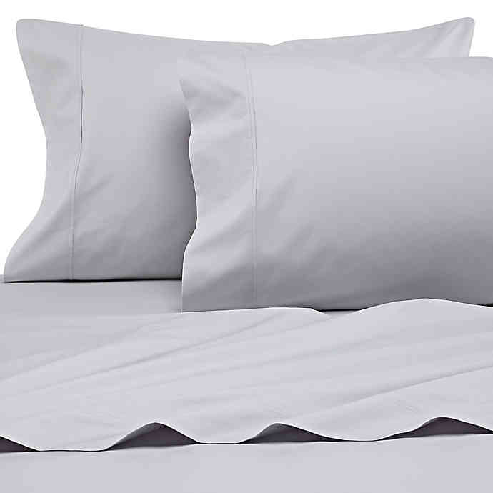 Heartland Homegrown 400Thread Count Percale Queen Sheet Set in Silver