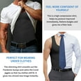 thumbnail image 5 of LALAMELON 3 PACK Compression Shirts for Men Gynecomastia Moobs Tummy Control Body Shapewear Base Layer Tank Tops, 5 of 6